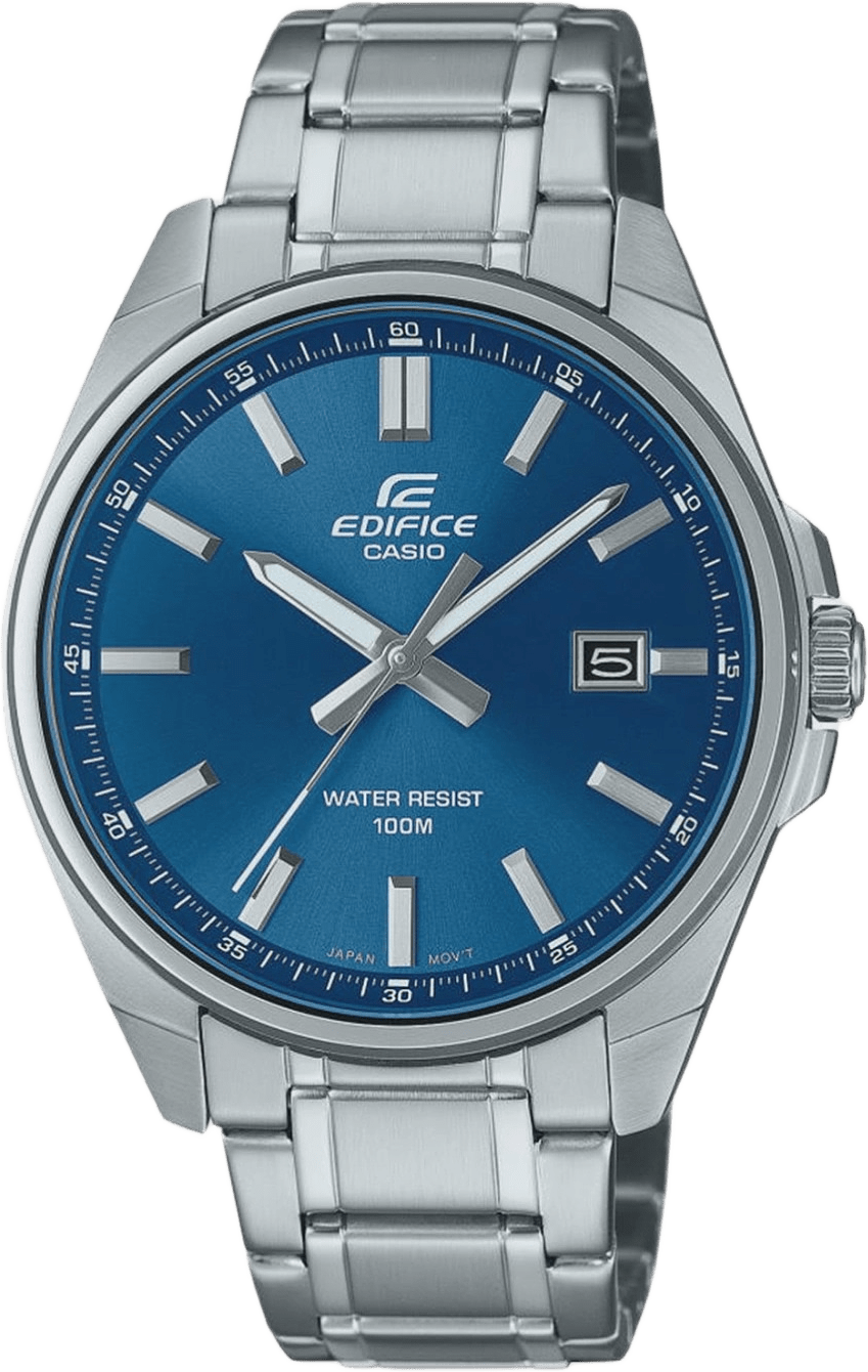 Casio Edifice Blå/silver, Stållänk - Efv-150d-2avuef, från Casio, i färgen 1.
