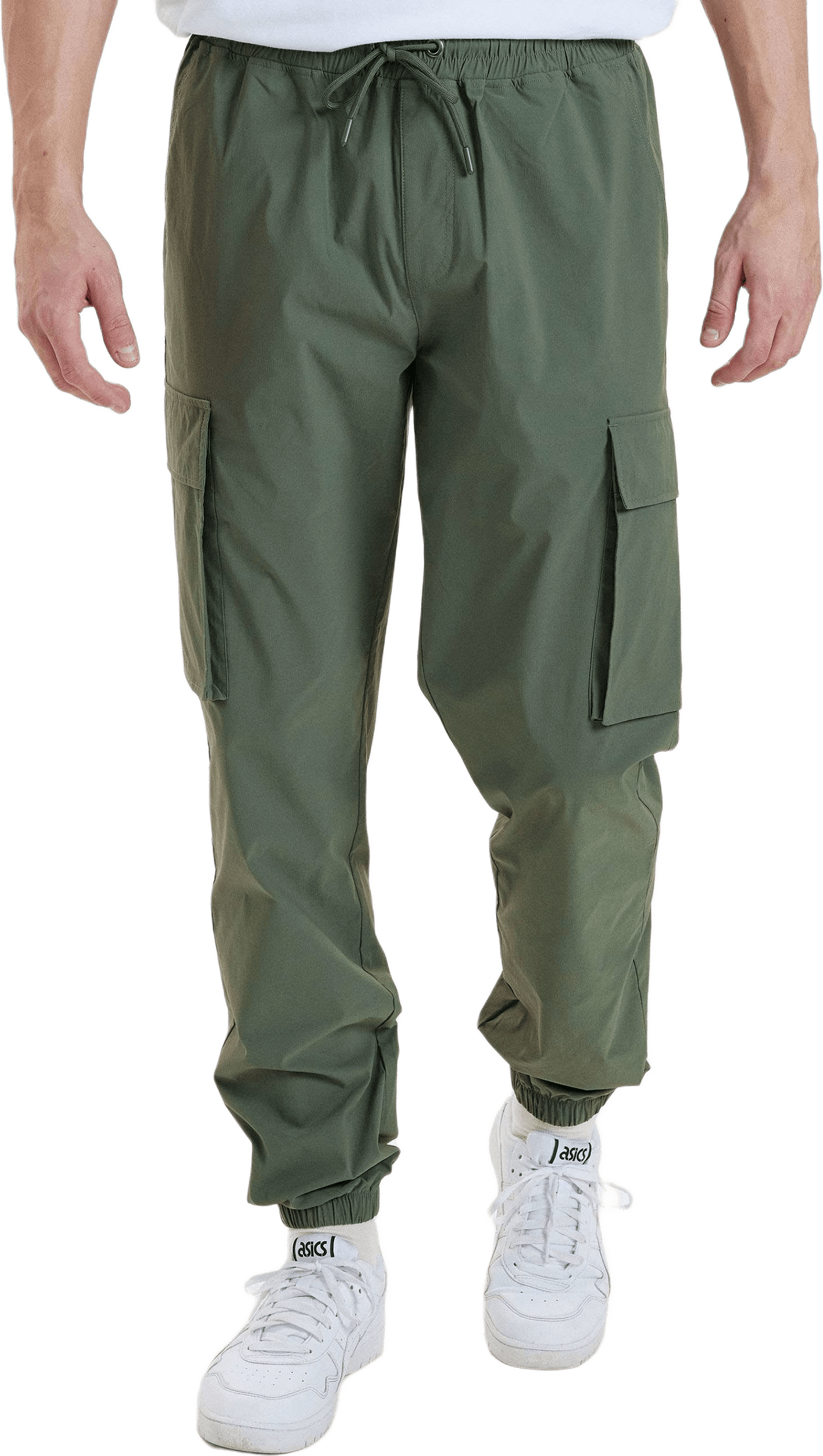 Cargo Byxor Lättvikts Polyamid Svart, från Resteröds, i färgen green.