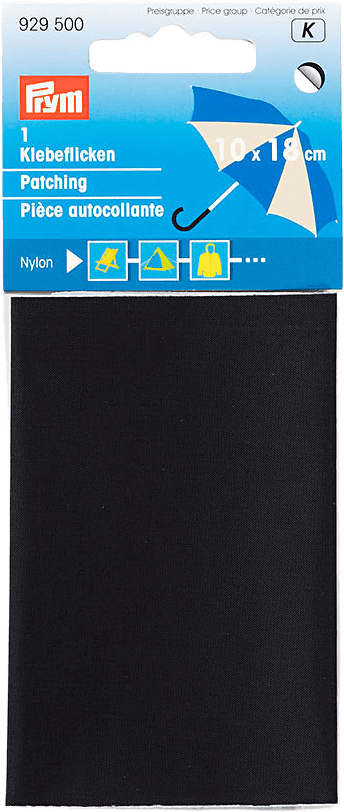Prym Laglapp Nylon, 10x18 cm, svart, från Trend-Tex.