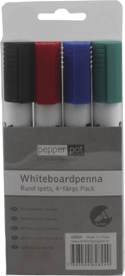 Whiteboardpennor, från Hedlunds, i färgen White.