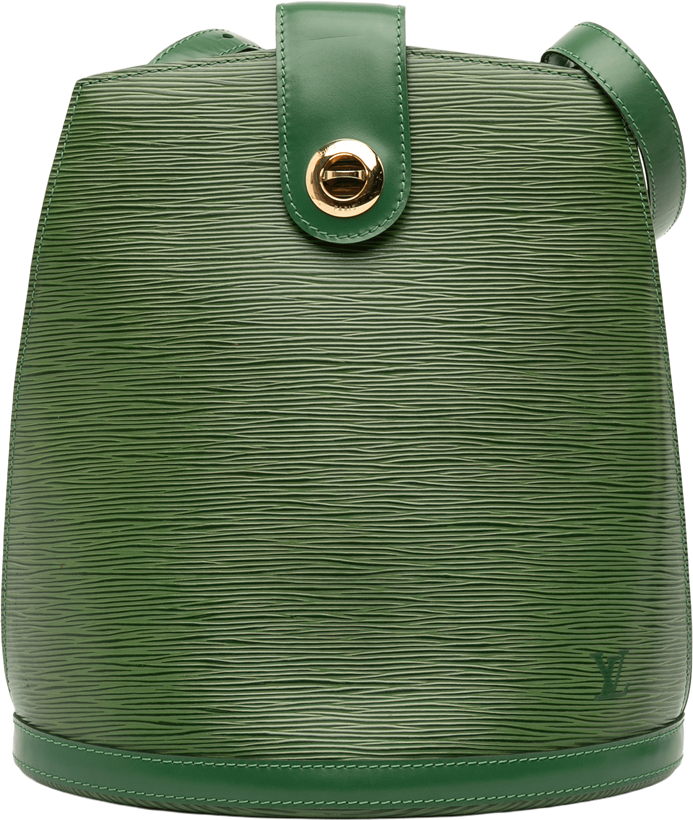 Louis Vuitton Epi Cluny, från Luxclusif, i färgen green.