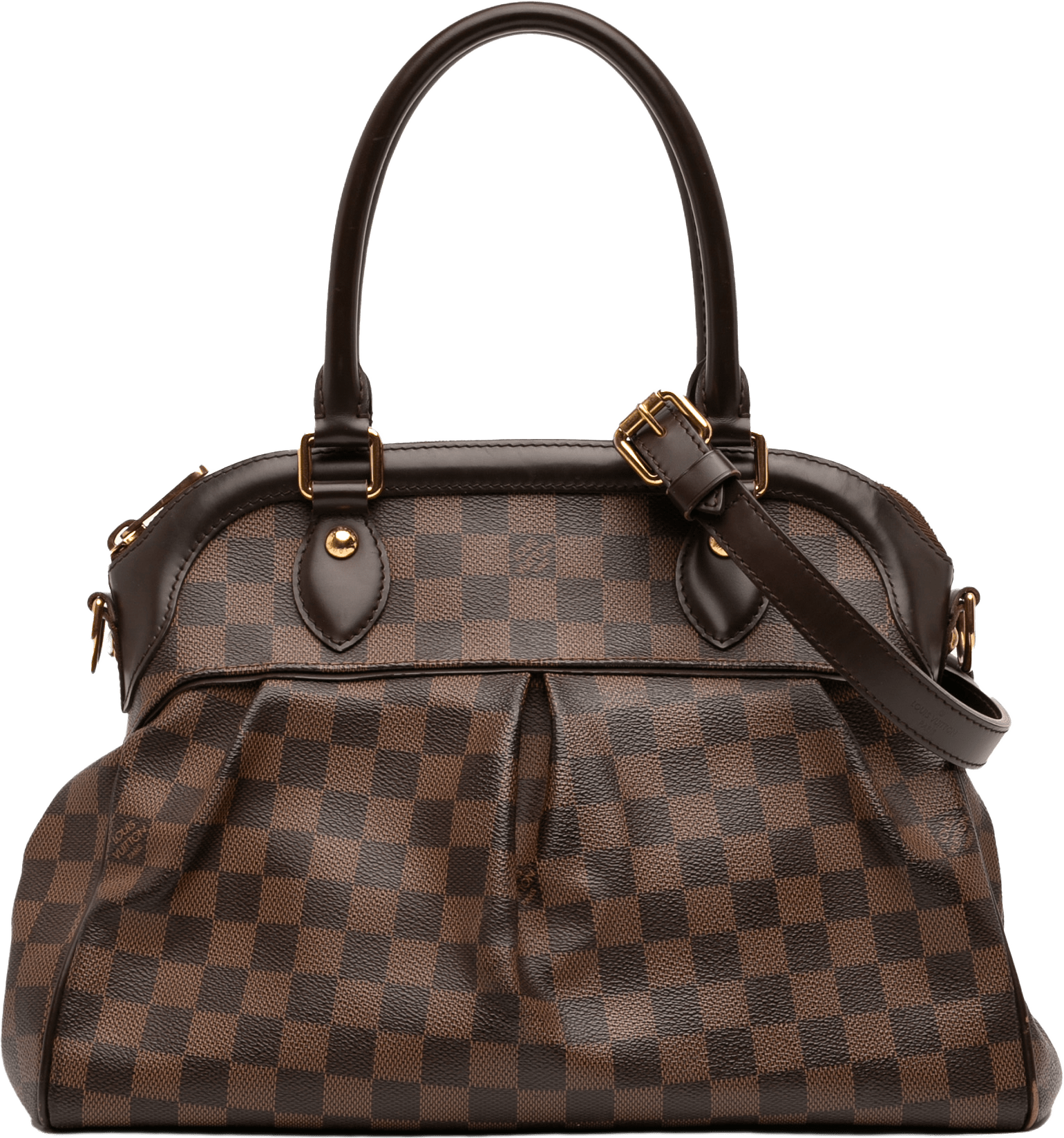 Louis Vuitton Damier Ebene Trevi Pm, från Luxclusif, i färgen brown.