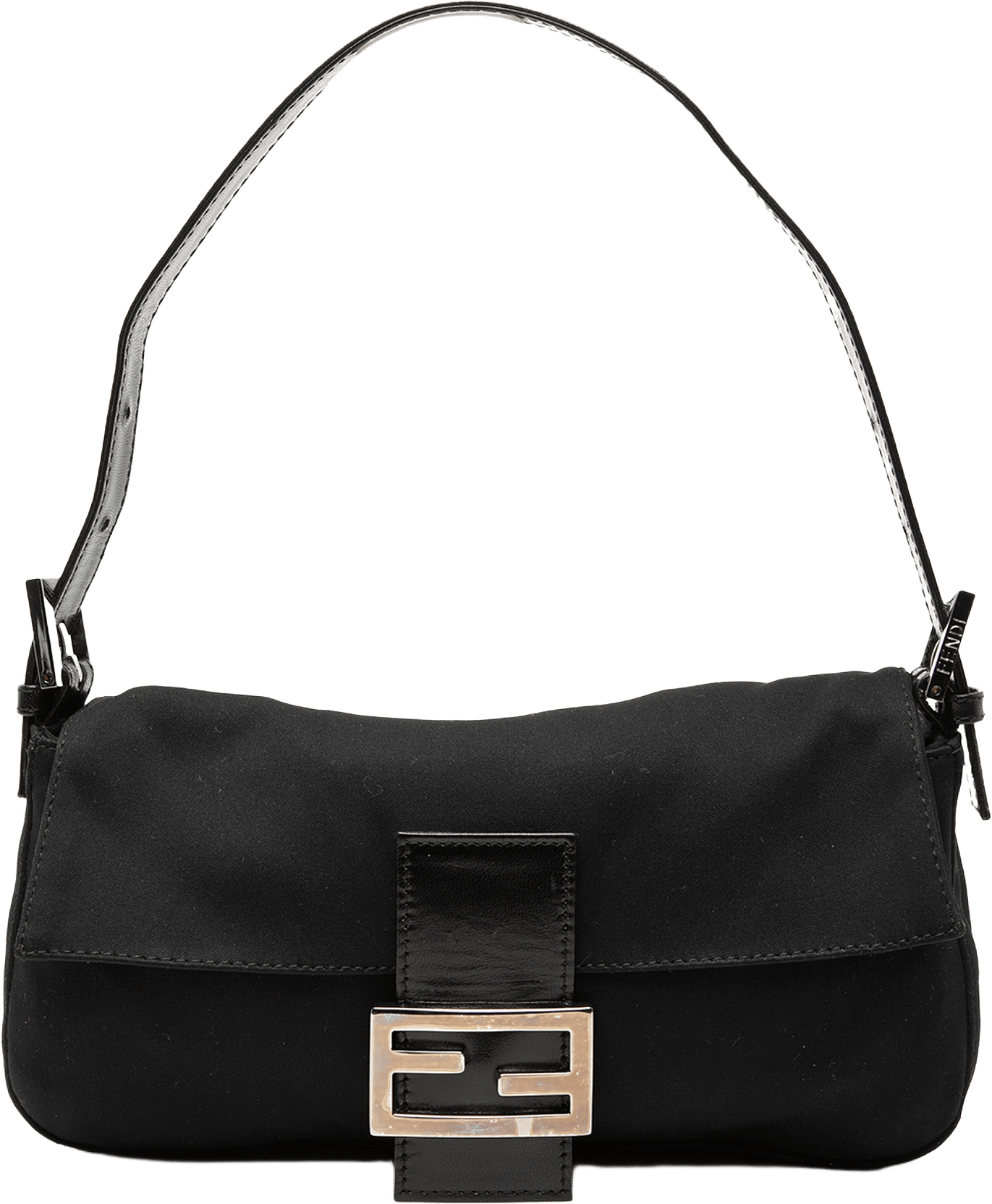 Fendi Neoprene Baguette, från Luxclusif, i färgen black.