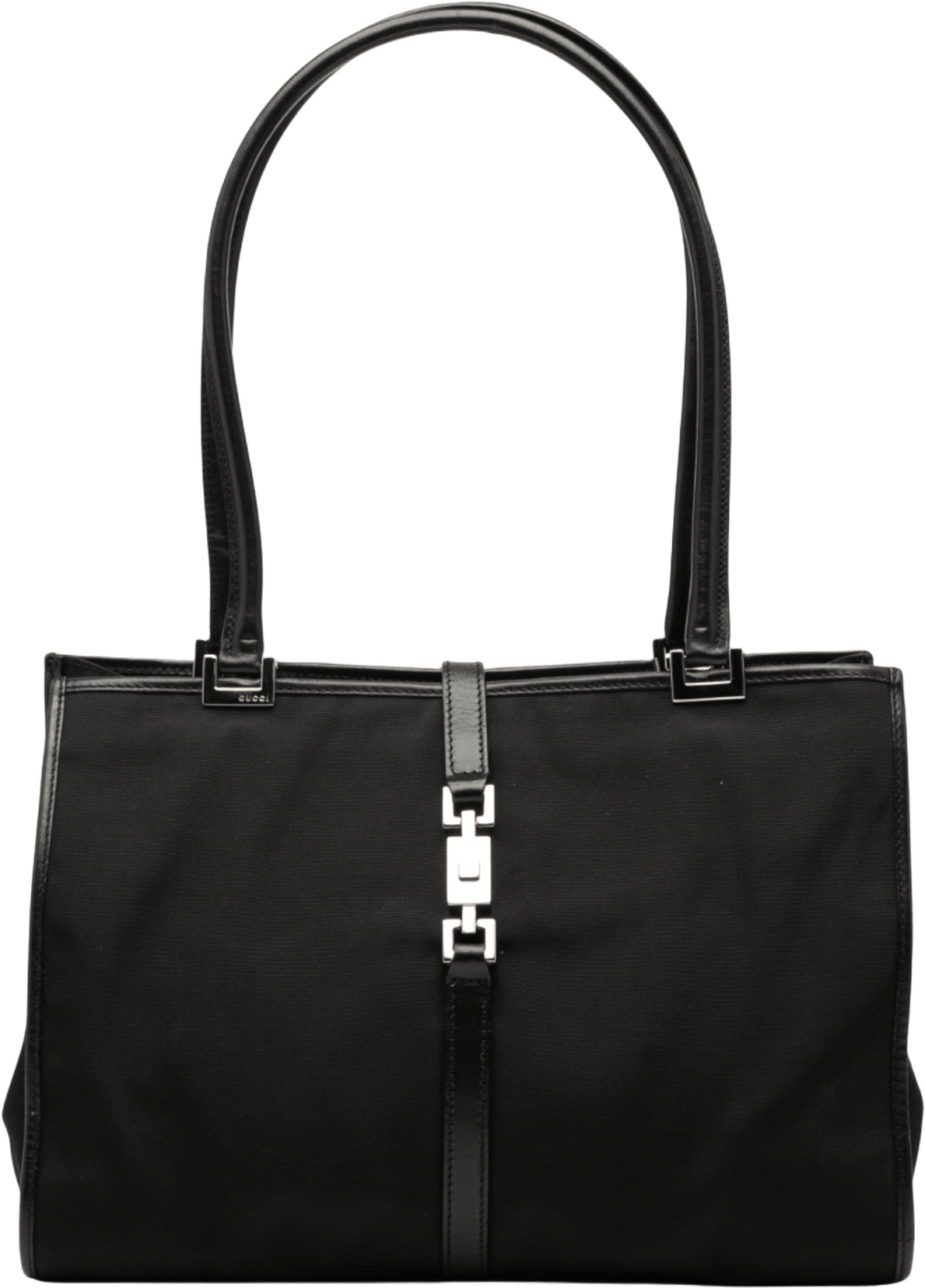 Gucci Nylon Jackie Tote, från Luxclusif, i färgen black.