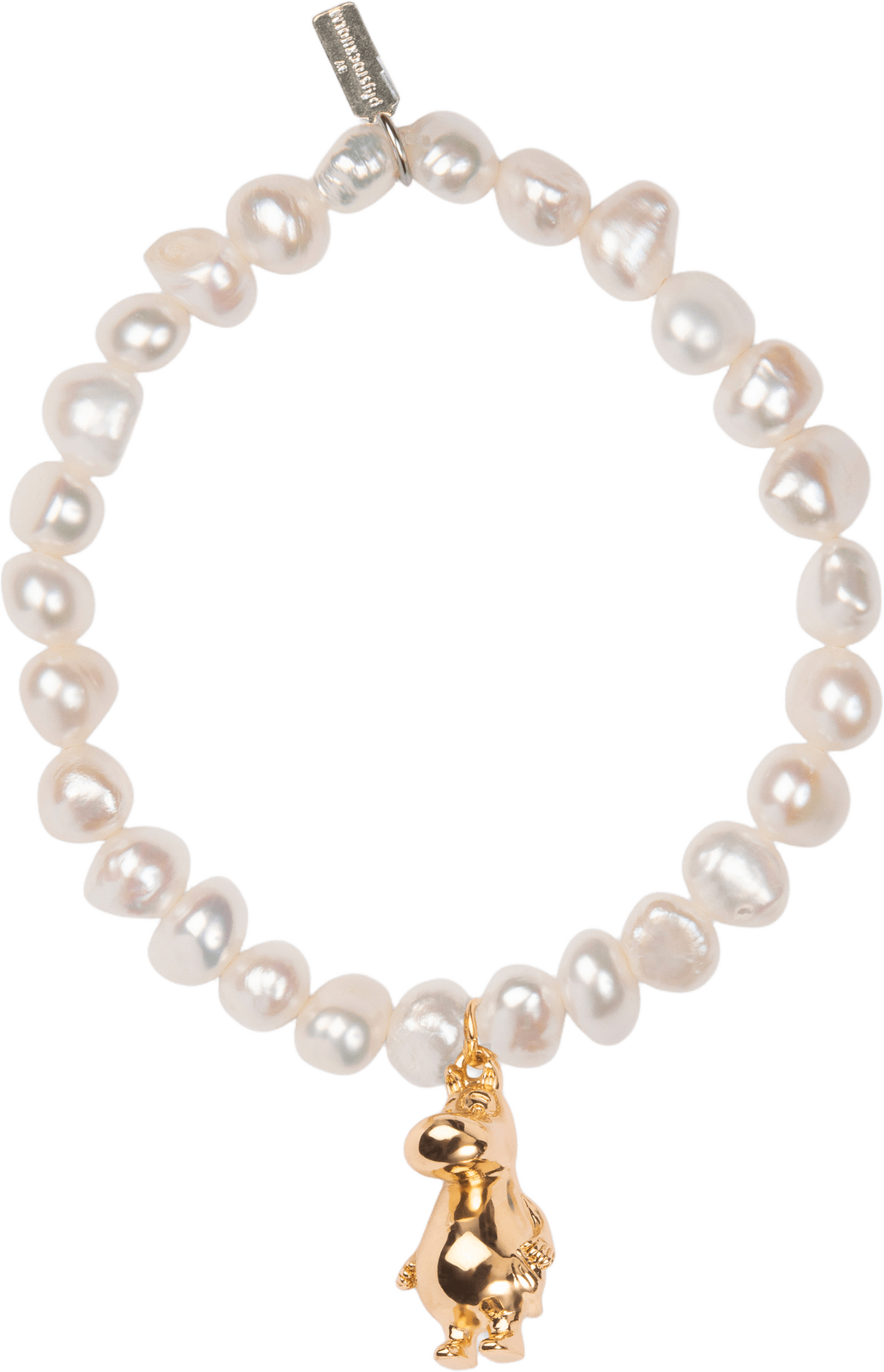 Moomin Pearl Armband Vit, från pfgSTOCKHOLM, i färgen white.