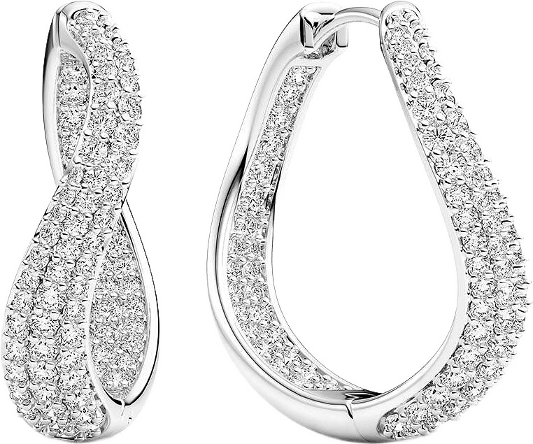 Infinito Earrings, från Sif Jakobs Jewellery, i färgen silver.
