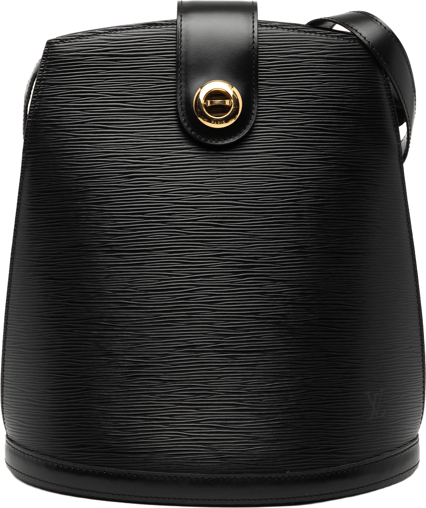 Louis Vuitton Epi Cluny, från Luxclusif, i färgen black.