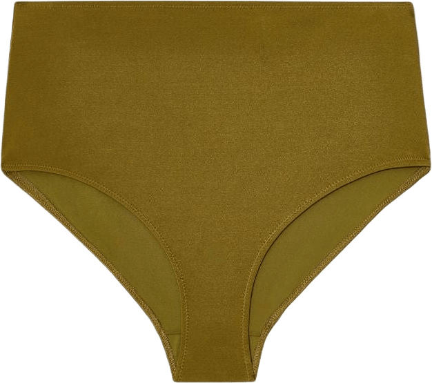 Highwaist Bikini Briefs, från Understatement, i färgen olive.