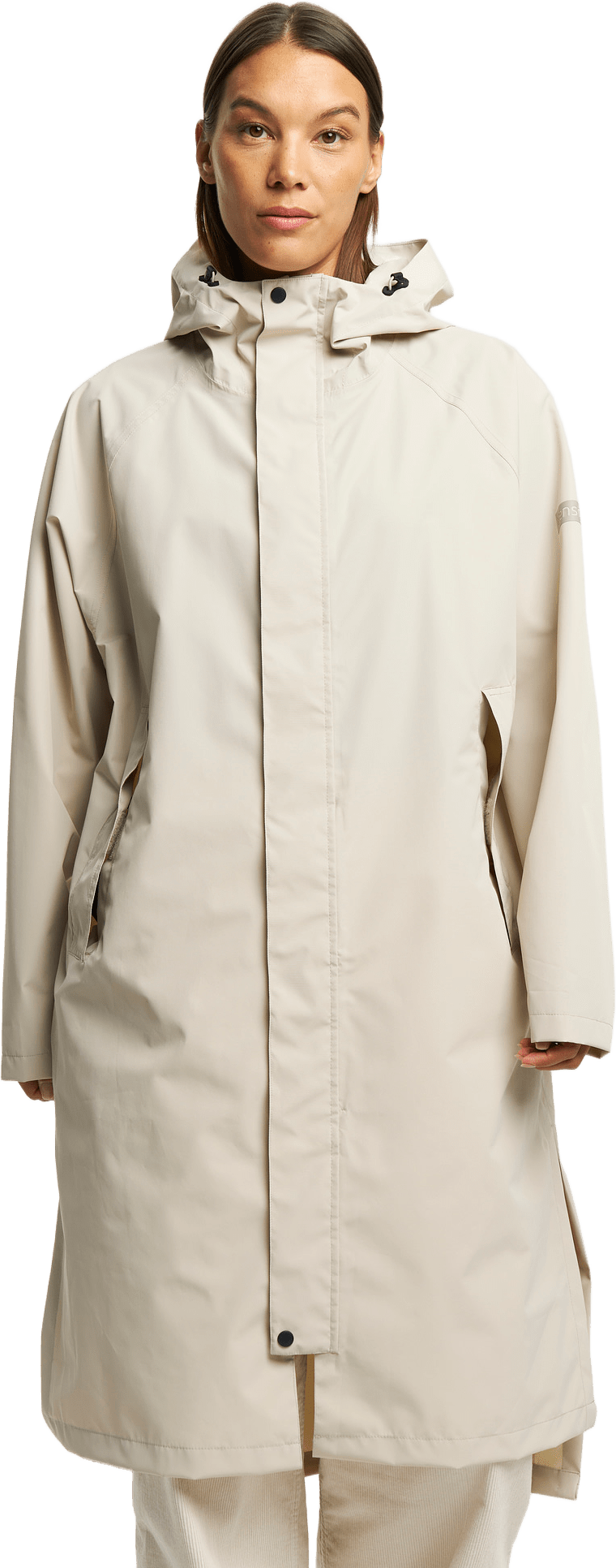 Drizzle Parka Unisex, från Tenson, i färgen ljusbeige.