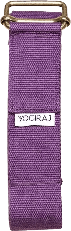 Yogabälte Yoga Belt Long, från Yogiraj, i färgen lila.