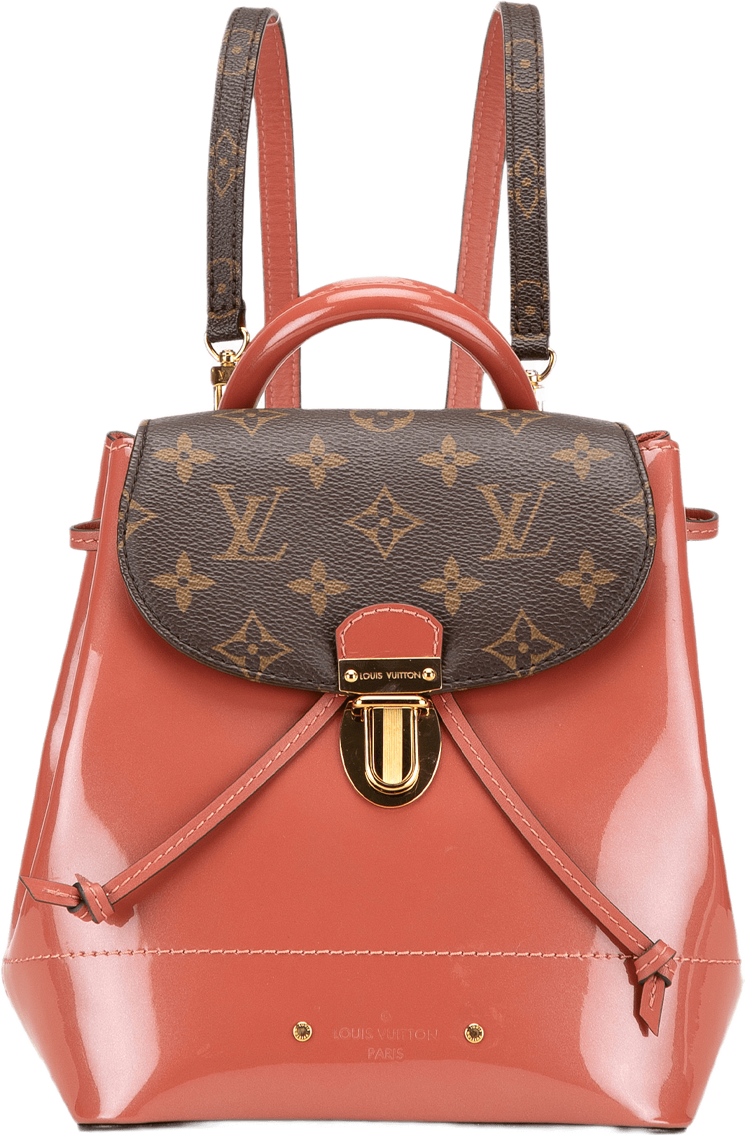 Louis Vuitton Monogram Vernis Hot Springs, från Luxclusif, i färgen pink.