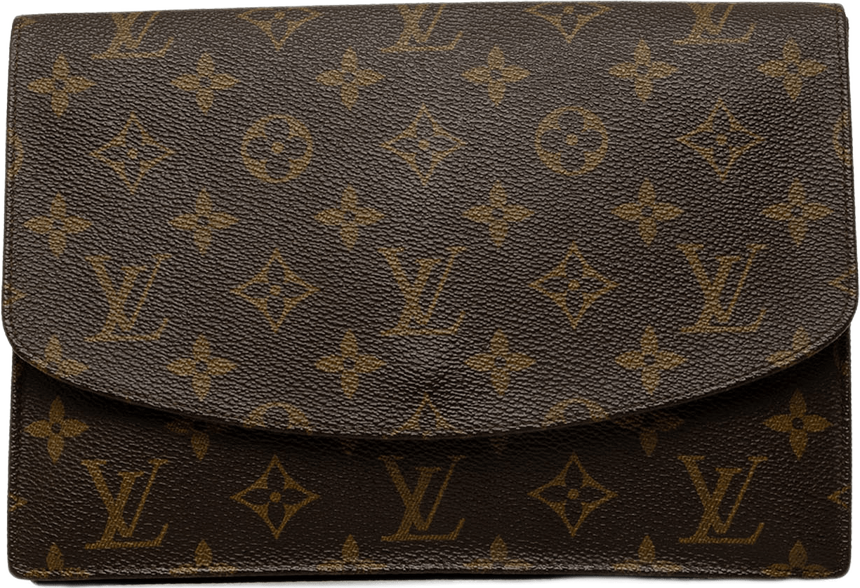 Louis Vuitton Monogram Pochette Rabat 23, från Luxclusif, i färgen brun.