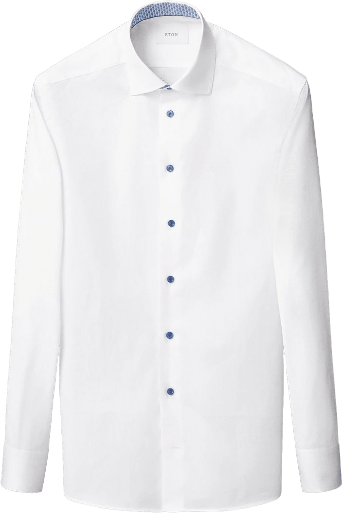 Signature Twill-skjorta Contemporary Fit, från Eton, i färgen white.