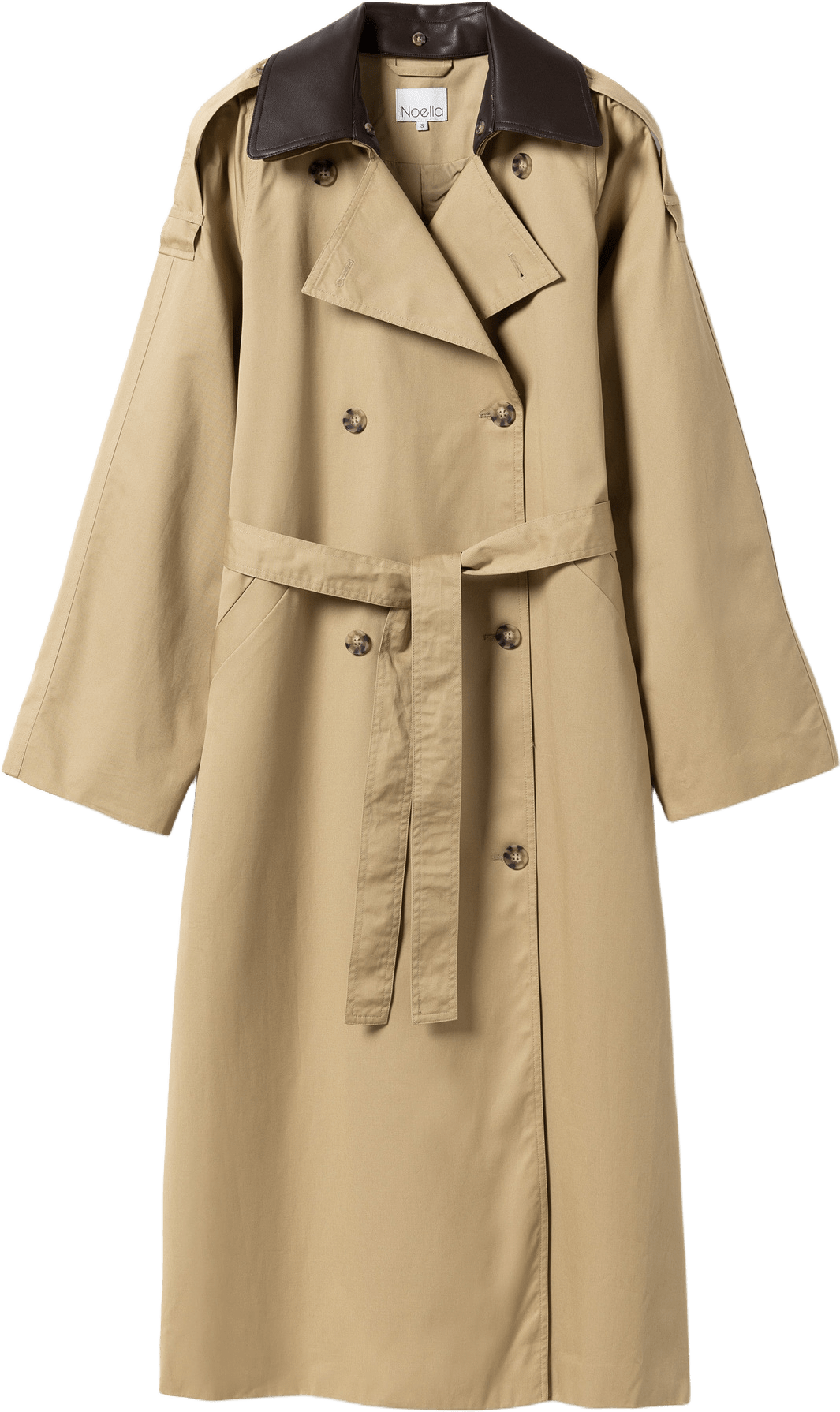 Leone Coat - Warm Sand, från Noella, i färgen warm sand.