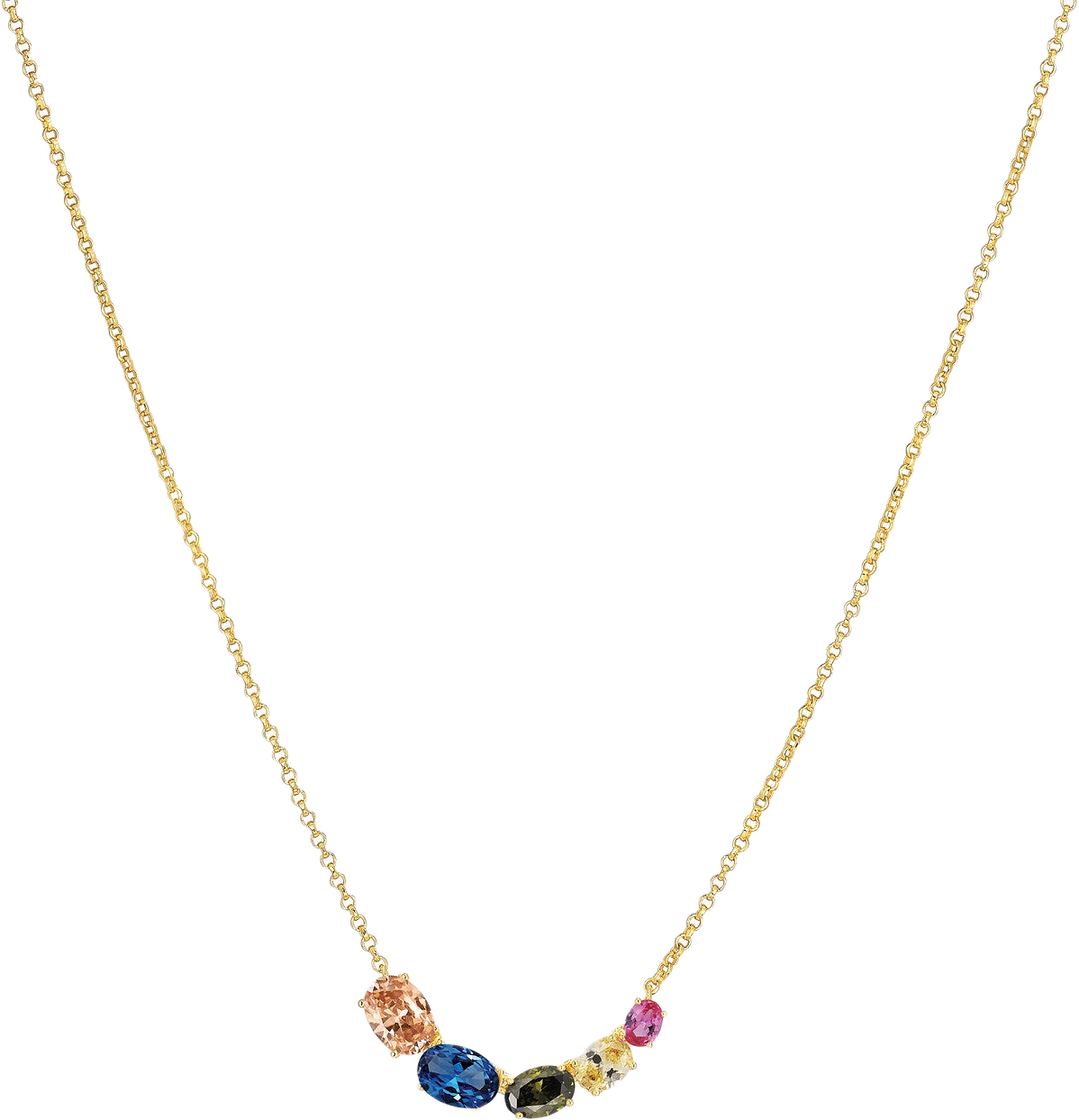 Halsband Ellisse Cinque, från Sif Jakobs Jewellery, i färgen multi.