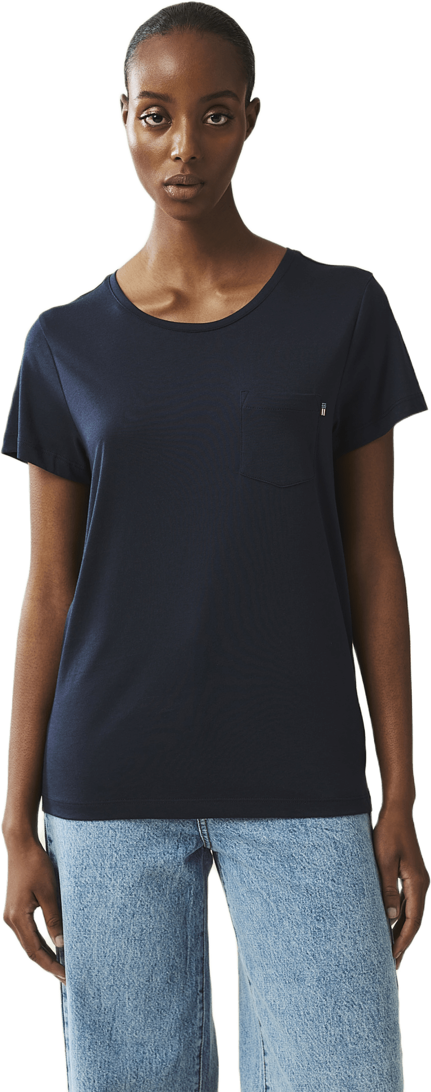 Ashley Jersey Tee, från Lexington, i färgen dark blue.