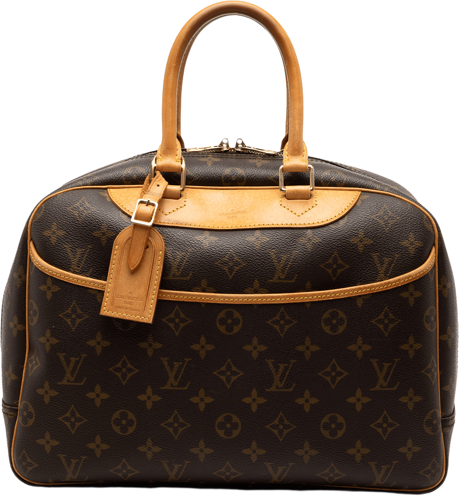 Louis Vuitton Monogram Deauville, från Luxclusif, i färgen brown.