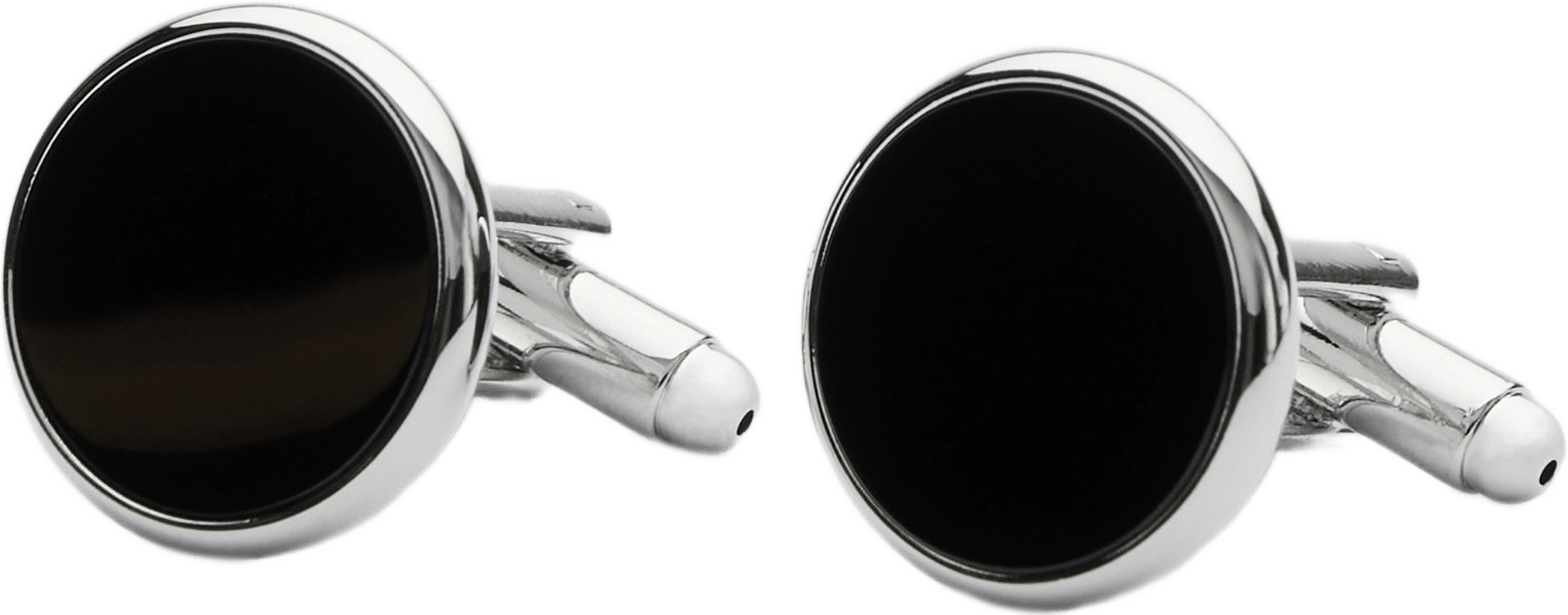 Cufflinks Round, från John Henric, i färgen silver.