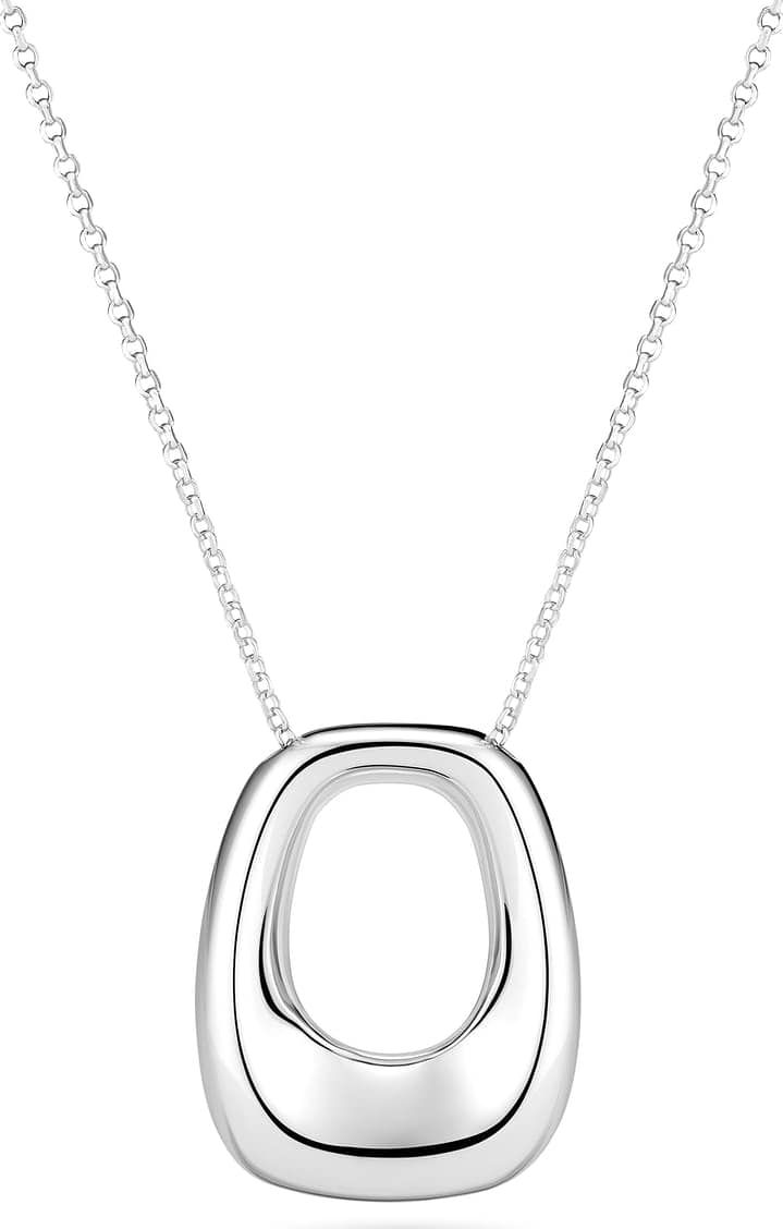 Halsband Borsa Pianura, från Sif Jakobs Jewellery, i färgen silver.