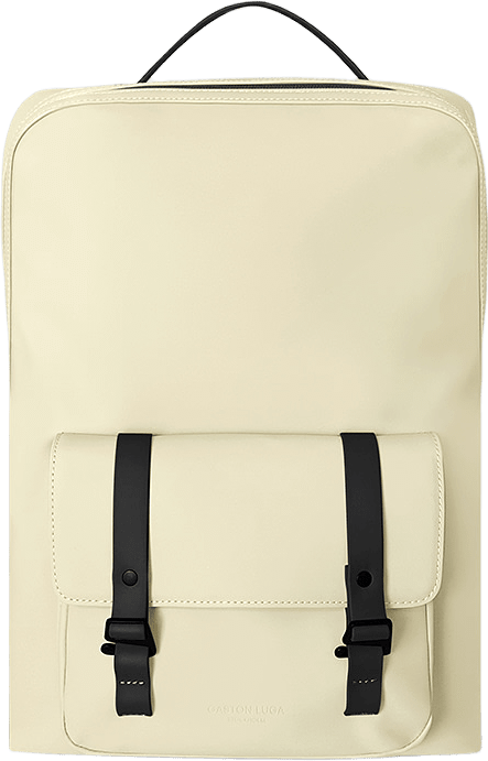 Spläsh Org. Backpack, från Gaston Luga, i färgen lemonade.