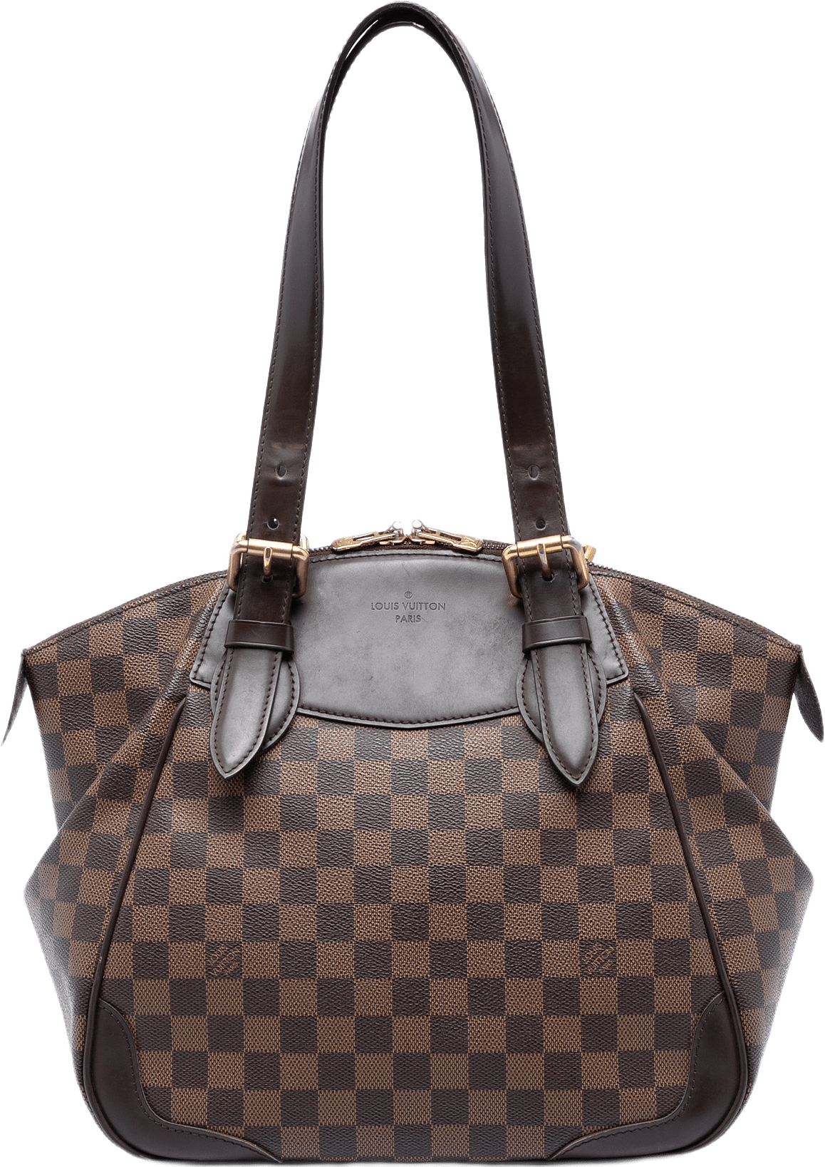Louis Vuitton Damier Ebene Verona Mm, från Luxclusif, i färgen brun.
