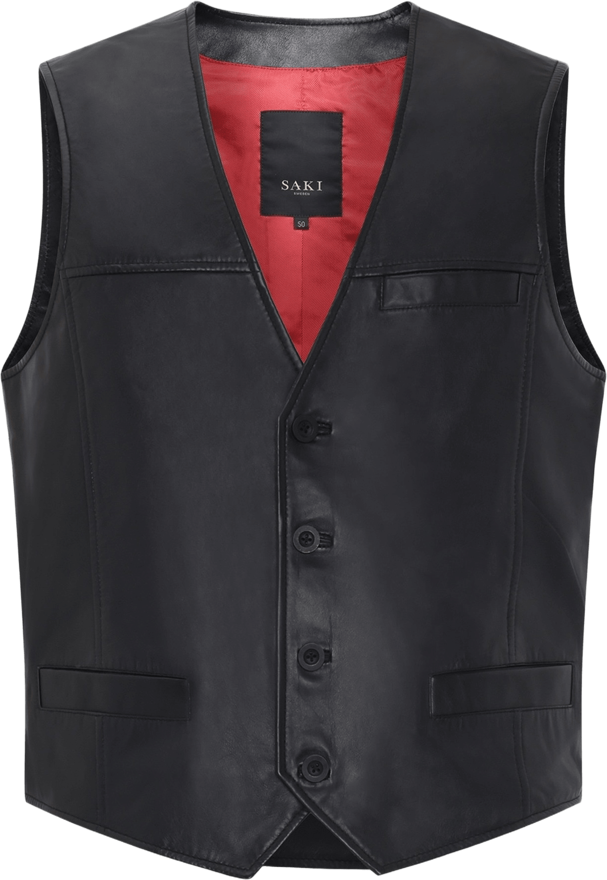 Jack Vest, från Saki, i färgen black.