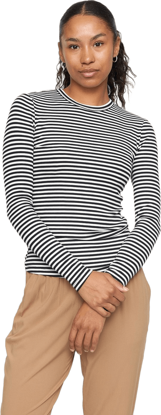 Srfenja Stripe O-neck Top