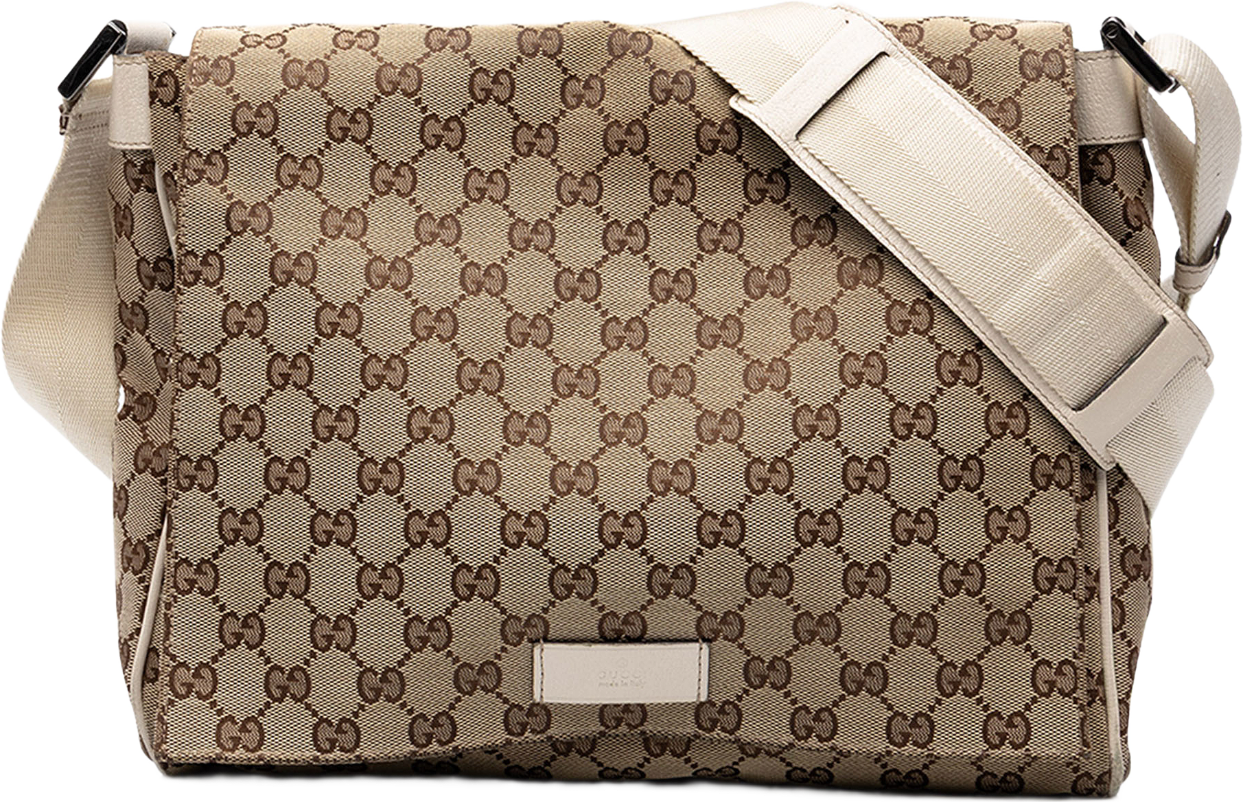 Gucci Gg Canvas Crossbody, från Luxclusif, i färgen beige.