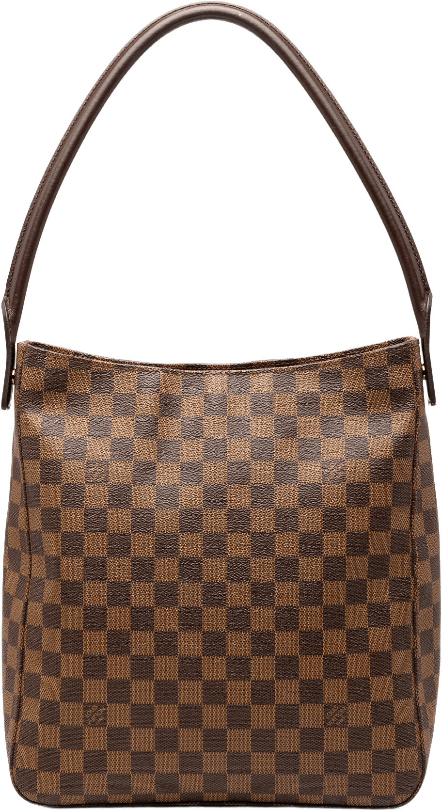 Louis Vuitton Damier Ebene Looping Gm, från Luxclusif, i färgen brown.
