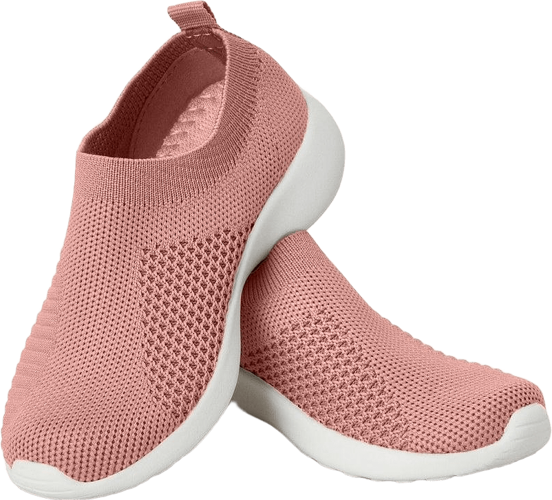 Sneakers, från BabyMocs, i färgen dusty pink.