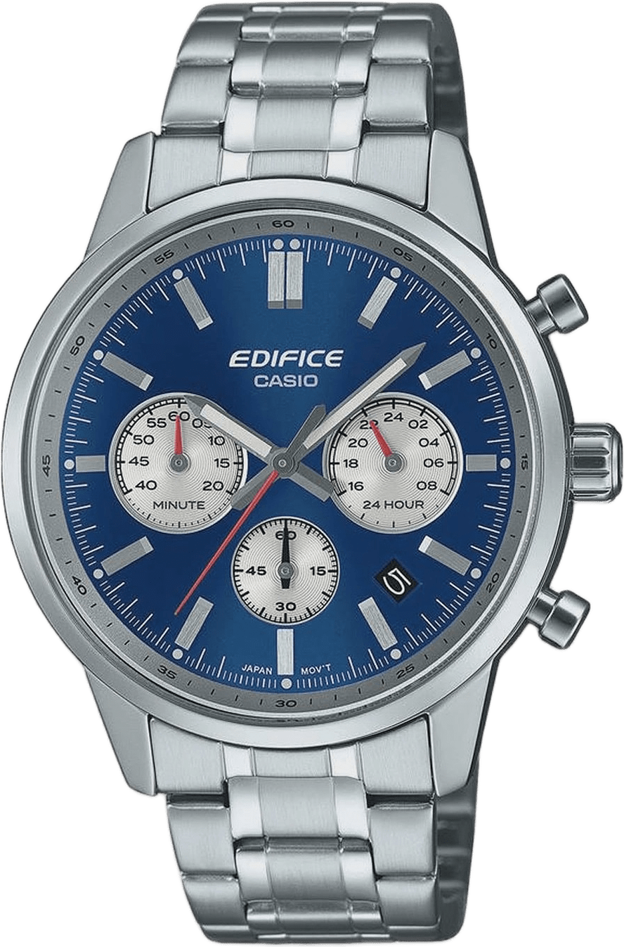 Casio Edifice Blå/silver, Stållänk - Efr-575d-2aef, från Casio, i färgen 1.