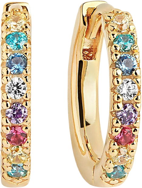 Örhänge Ellera Medio, från Sif Jakobs Jewellery, i färgen rainbow.