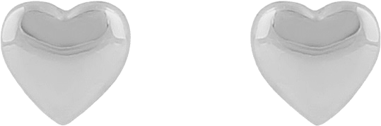 Brooklyn Heart Earring, från SNÖ of Sweden, i färgen plain s.