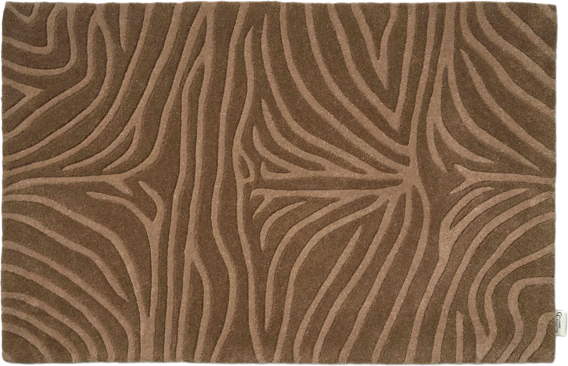Dörrmatta Zebra, från Classic Collection, i färgen mocca.