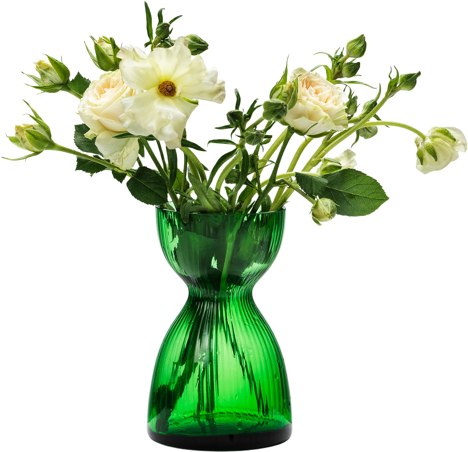 Chloe Hyacint Vas, från In Flore, i färgen grön.