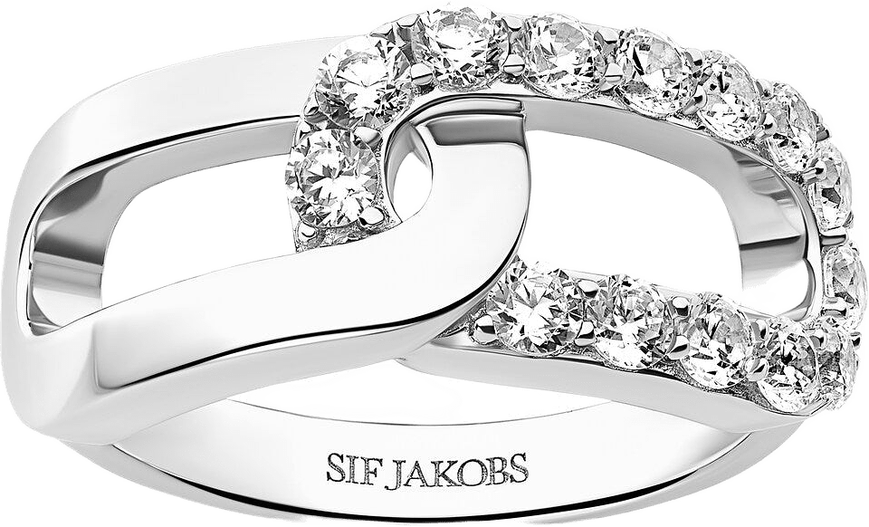 Ring Capizzi Due, från Sif Jakobs Jewellery, i färgen silver.