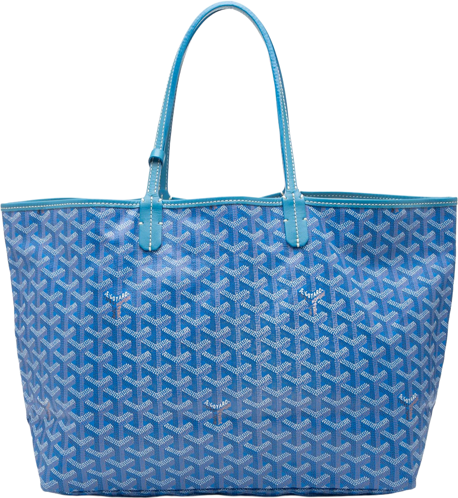Goyard Goyardine Saint Louis Pm, från Luxclusif, i färgen blue.