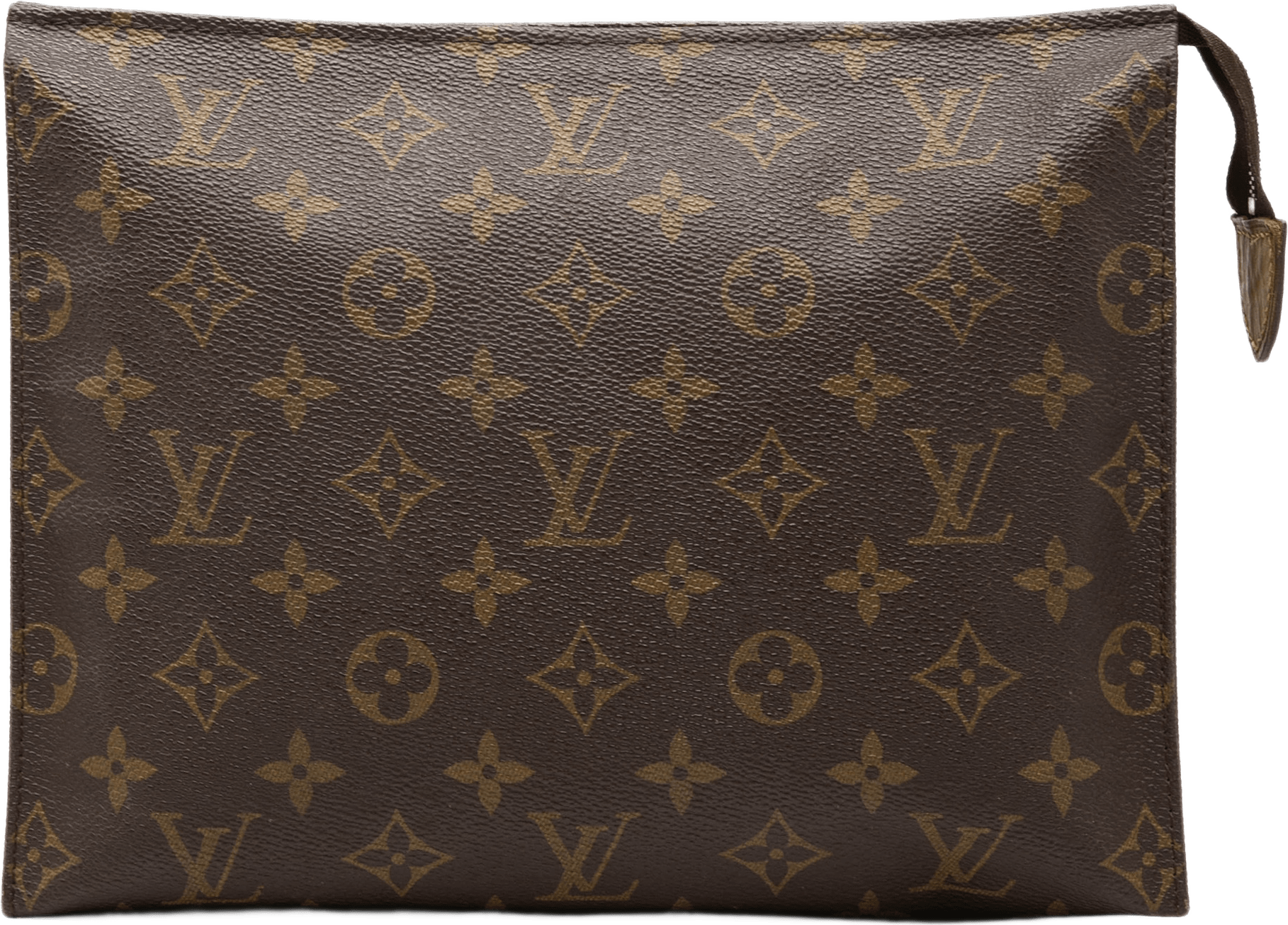Louis Vuitton Monogram Toiletry Pouch 26, från Luxclusif, i färgen brun.