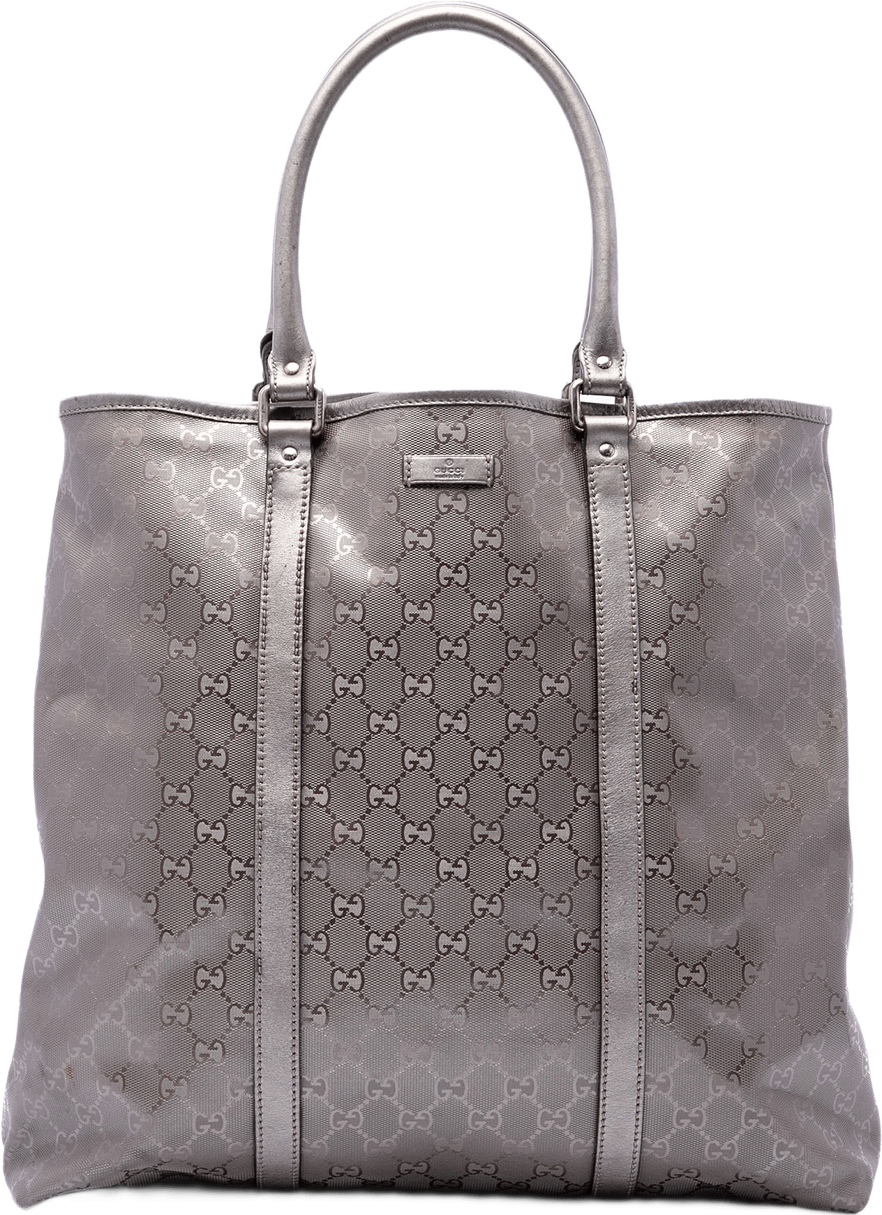 Gucci Gg Imprime Joy Vertical Tote, från Luxclusif, i färgen grå.