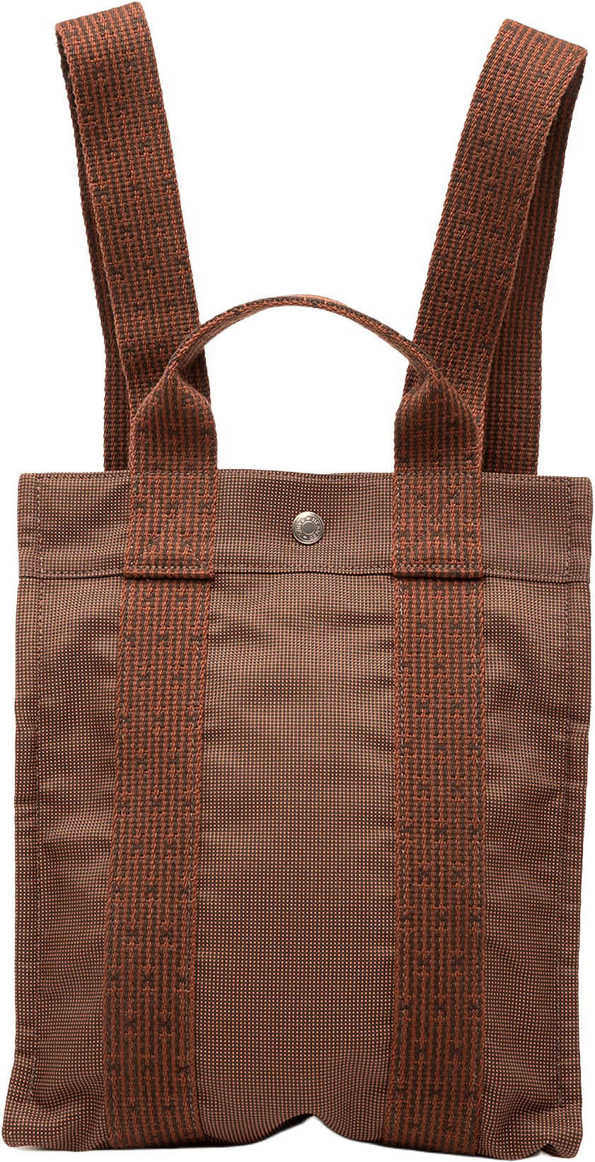 Hermès Canvas Herline Backpack Pm, från Luxclusif, i färgen brown.