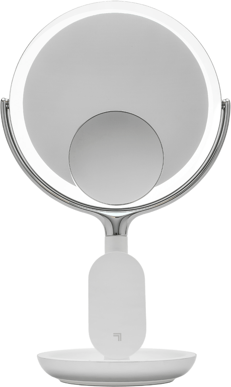Sminkspegel Med Trådlös Laddning, från Unknown, i färgen vit.