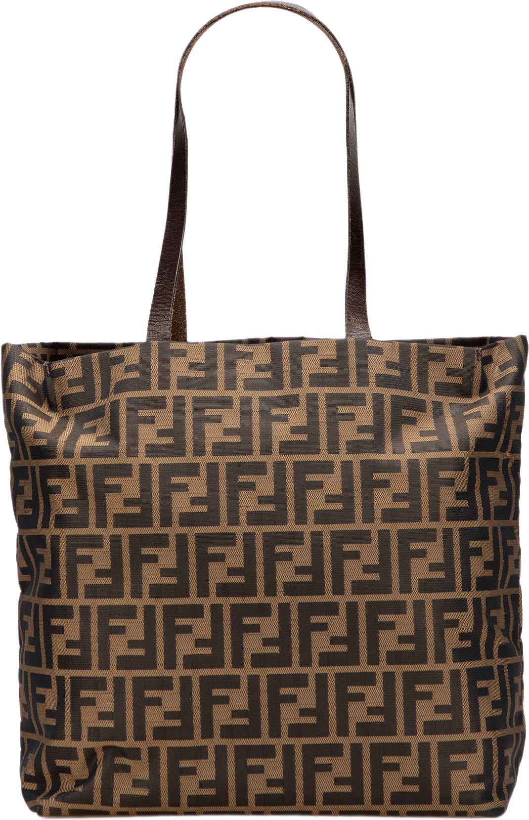 Fendi Zucca Canvas Tote, från Luxclusif, i färgen brun.