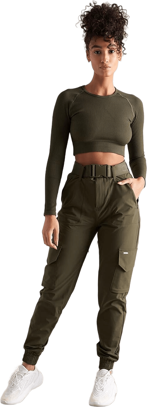 Cargo Pants, från aim'n, i färgen khaki.