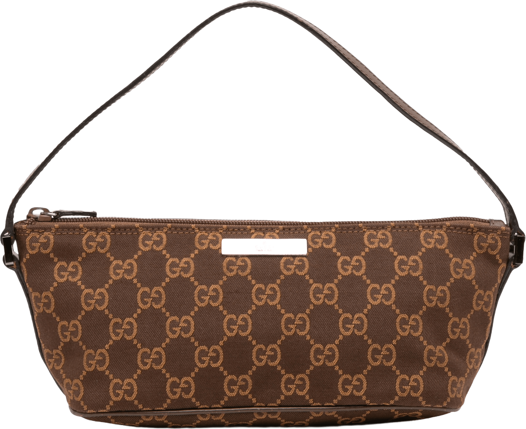 Gucci Gg Canvas Boat, från Luxclusif, i färgen brown.