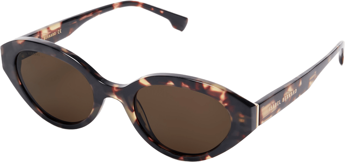 La Villette Acetat Solglasögon, från Isabel Bernard, i färgen brun.