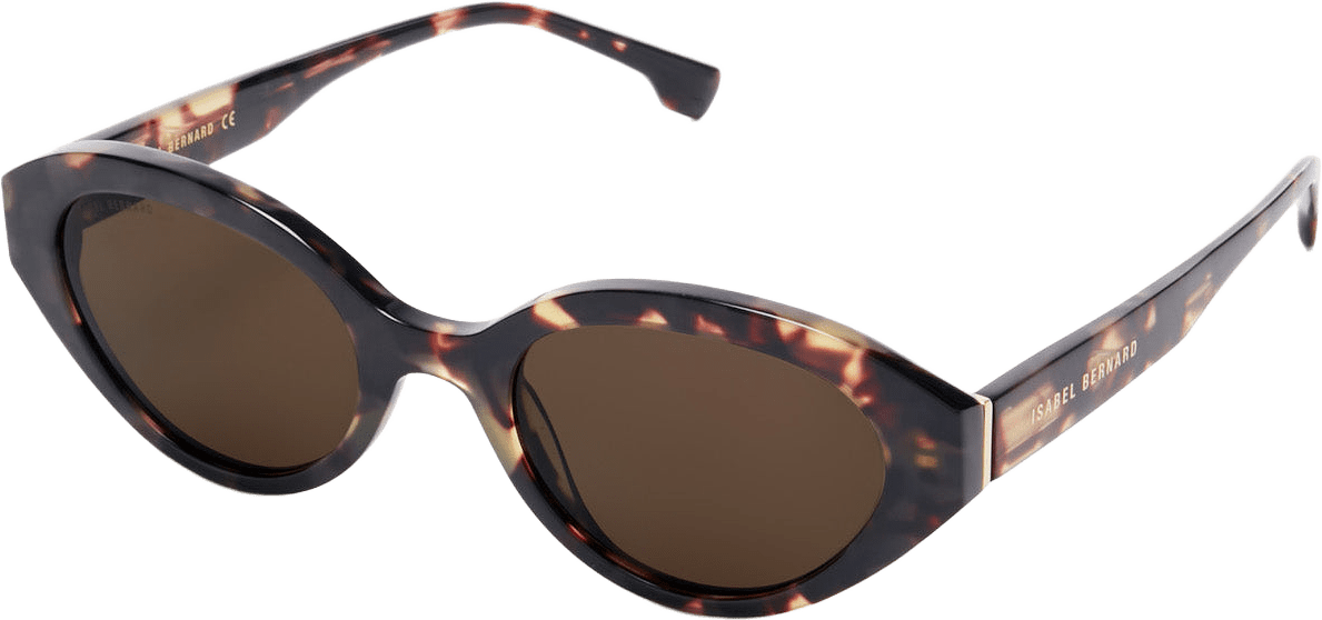 Isabel Bernard La Villette Rosaire Brown Tortoise Ovale Sunglasses - Bruinbruinhavanaschildpad, från Isabel Bernard, i färgen brun.