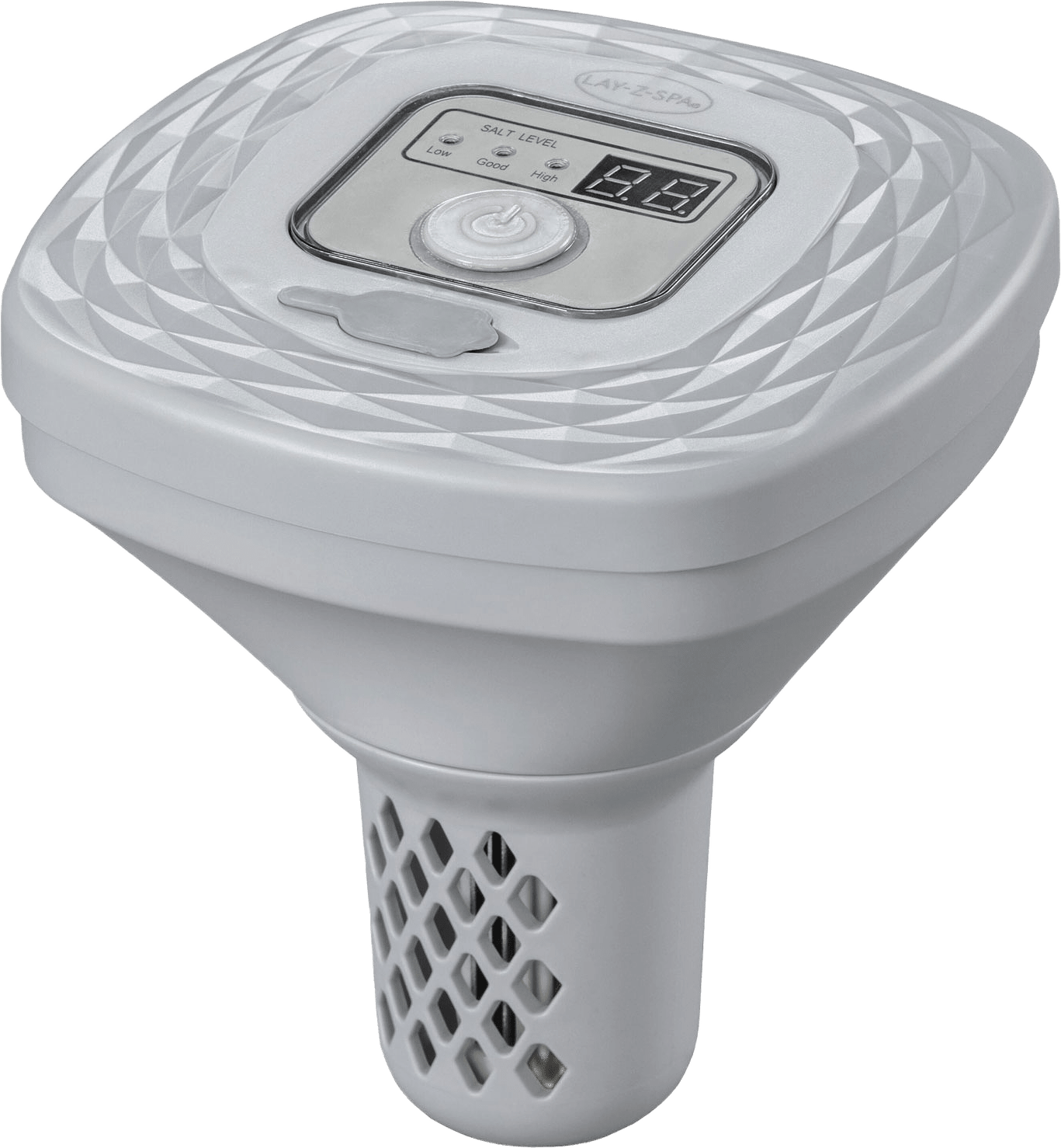 Lay-z-spa® Hydrogenic 0.5 G/h Saltvatten Klorinator, från Bestway, i färgen grå.