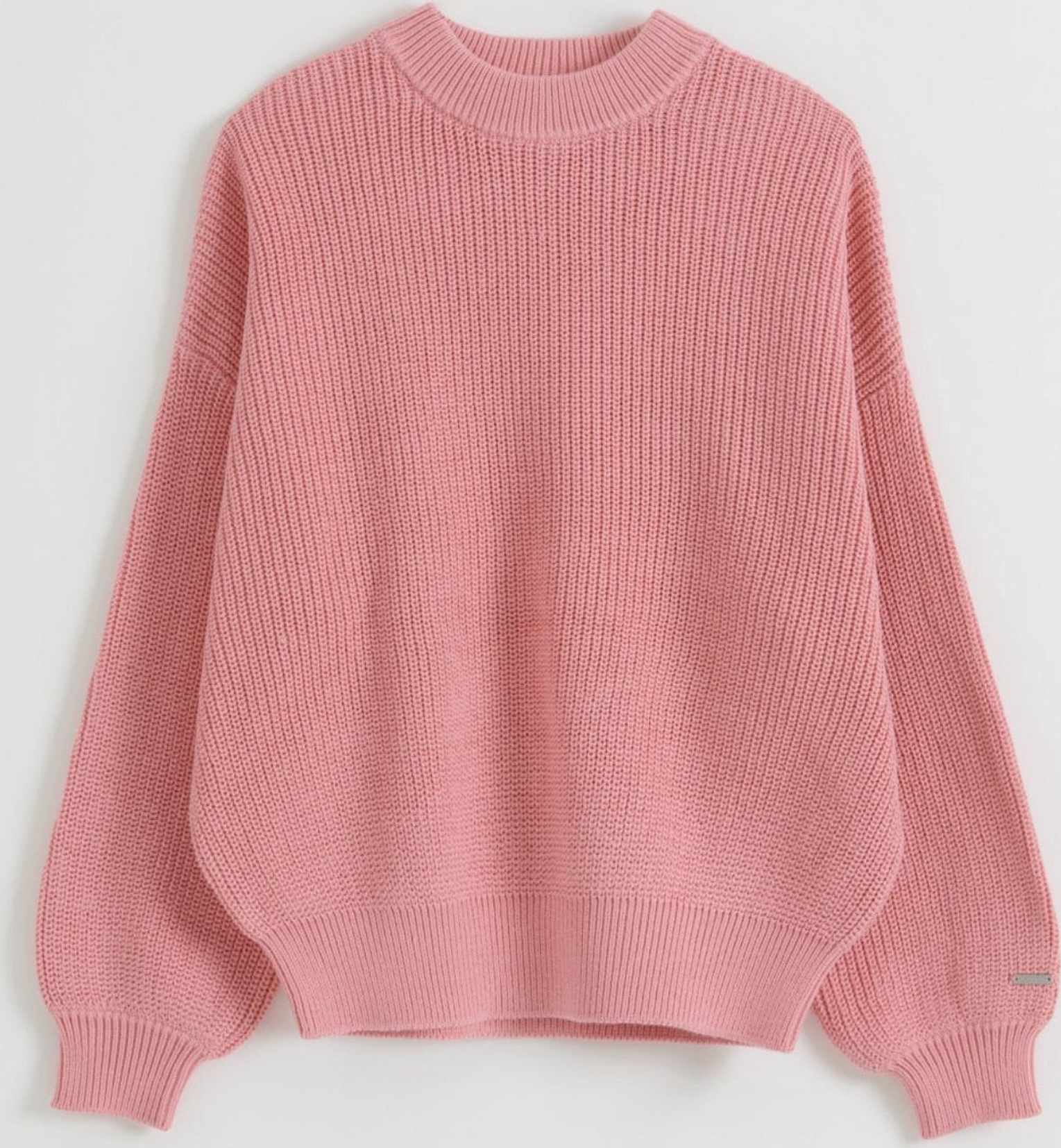 Knitted Sweatshirt, från aim'n, i färgen blush.