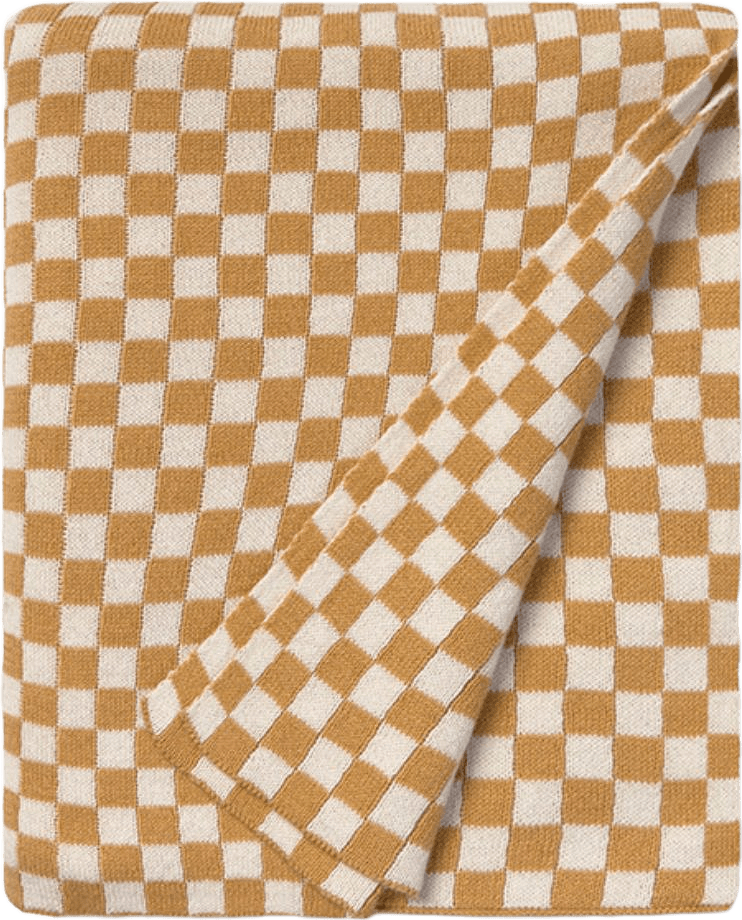 Stickade Filtplattor, från LORENA CANALS, i färgen naturlig/honung.