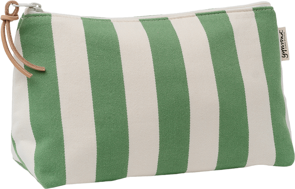 Necessär Nora Rand, Large, från Gyllstad, i färgen limebladsgrön.